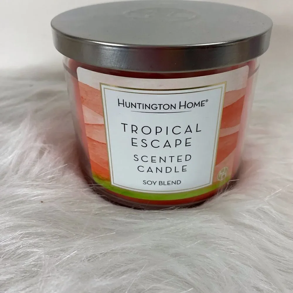 Large Tropical Escape 3 Wick Candle